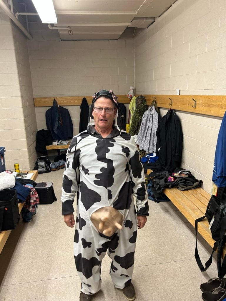 Simcoe Lions Club 2023 Variety Show Support cow