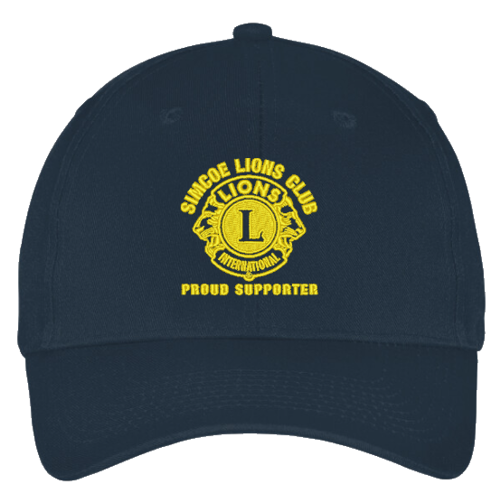 Simcoe Lions Baseball Cap Yellow Logo
